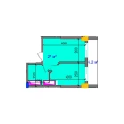 1-комн. квартира 33.2 м²  11/12 этаж | Жилой комплекс SOKIN SOHIL