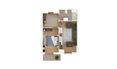2-комн. квартира 47.47 м²  11/13 этаж | Жилой комплекс Al-Qasr