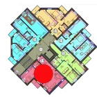 2-комн. квартира 62.1 м²  7/11 этаж | Жилой комплекс ANHOR AVENUE