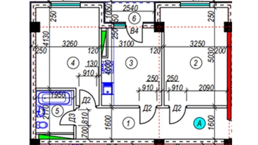 2-комнатная квартира 62.14 м²  3/10 этаж | Жилой комплекс Star House Andijon