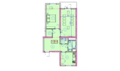 2-комн. квартира 62.8 м²  9/9 этаж | Жилой комплекс Ahillik