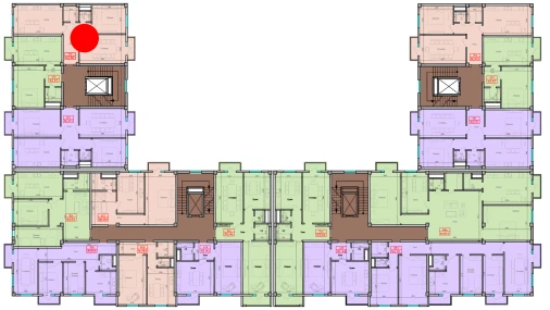 2-комнатная квартира 71.6 м²  6/7 этаж | Жилой комплекс Gulbadanbegim