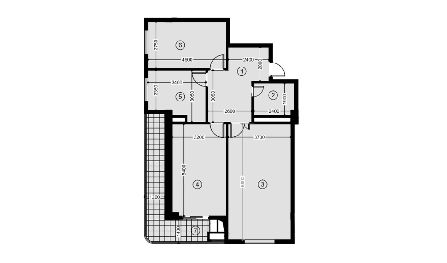 4-комн. квартира 92.4 м²  4/12 этаж | Жилой комплекс NAVRUZ GROUP