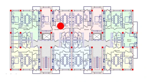 5-xonali xonadon 122.41 m²  7/8 qavat | STAR HOUSE RESIDENCE Turar-joy majmuasi