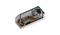 1-комн. квартира 25.24 м² 1/7 этаж | Жилой комплекс TUSHLAR VODIYSI 1-комн. квартира 25.24 м² 1/7 этаж | Жилой комплекс TUSHLAR VODIYSI