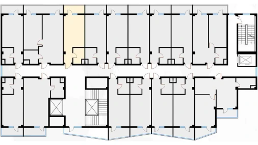 1-комнатная квартира 28.96 м²  6/7 этаж | Жилой комплекс Bochka Resort