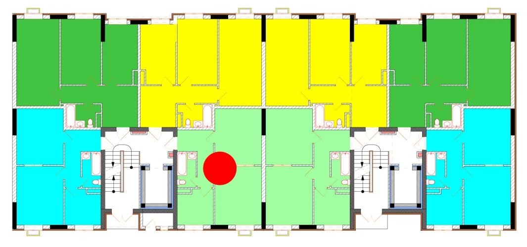 2-xonali xonadon 65 m²  5/9 qavat | Uchtepa Avenue Turar-joy majmuasi