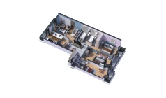 4-xonali xonadon 101.71 m²  1/16 qavat | SOKIN DIYOR Turar-joy majmuasi