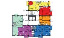 2-xonali xonadon 60.8 m²  5/10 qavat | NUR BARAKA Turar-joy majmuasi