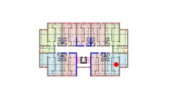 2-xonali xonadon 77.7 m²  5/9 qavat | SHOHSAROY Turar-joy majmuasi