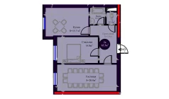 2-комн. квартира 65.5 м² 3/14 этаж | Жилой комплекс Zamin Urgut 2-комн. квартира 65.5 м² 3/14 этаж | Жилой комплекс Zamin Urgut