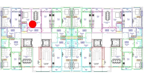 2-комнатная квартира 65.38 м²  6/17 этаж | Жилой комплекс UCHTEPA CITY