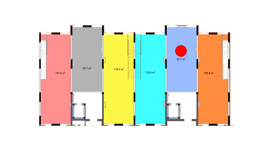 1-xonali xonadon 83.7 m²  1/10 qavat | Uchtepa Avenue Turar-joy majmuasi