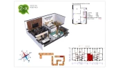 2-xonali xonadon 50 m²  6/9 qavat | Uchtepa Avenue Turar-joy majmuasi
