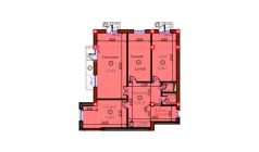 3-комн. квартира 125.9 м²  5/9 этаж | Жилой комплекс SAMARQAND CITY