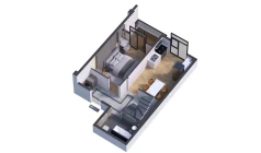 2-комн. квартира 100.59 м²  7/7 этаж | Жилой комплекс Bochka Resort