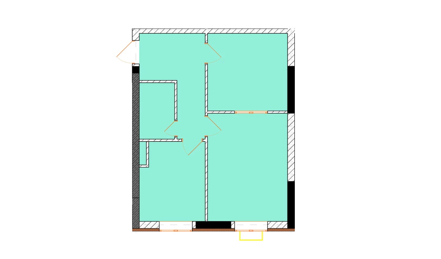 2-комн. квартира 50.4 м²  8/10 этаж | Жилой комплекс Uchtepa Avenue
