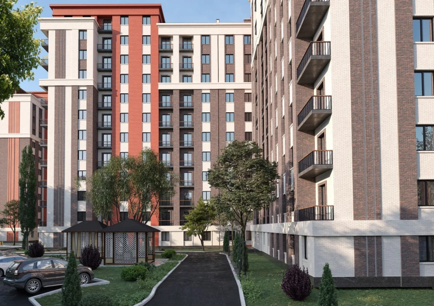 1-xonali xonadon 39 m²  1/10 qavat | CHINARA PARK Turar-joy majmuasi