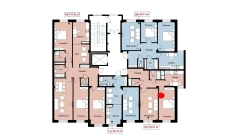 2-комн. квартира 55.67 м²  10/10 этаж | Жилой комплекс Ko'kcha-Oqtepa