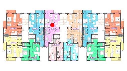 2-комнатная квартира 71.5 м²  3/7 этаж | Жилой комплекс O'ZBEGIM