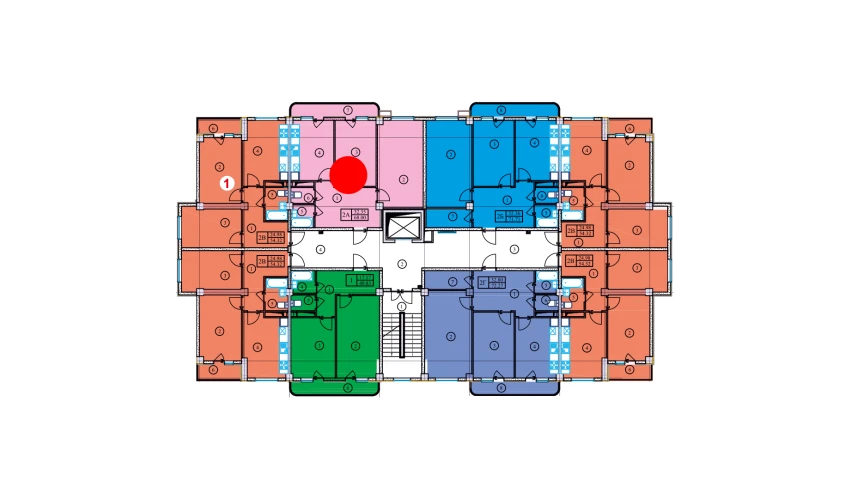 2-комнатная квартира 68 м²  8/9 этаж | Жилой комплекс YANGI O'ZBEKISTON