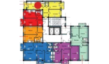 2-комн. квартира 60.8 м²  10/10 этаж | Жилой комплекс NUR BARAKA