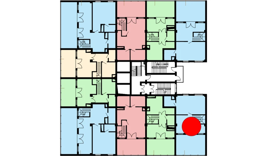3-xonali xonadon 156.1 m²  16/16 qavat | Musaffo Turar-joy majmuasi