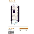 1-комн. квартира 30.98 м² 8/19 этаж | Жилой комплекс Central Avenue 1-комн. квартира 30.98 м² 8/19 этаж | Жилой комплекс Central Avenue