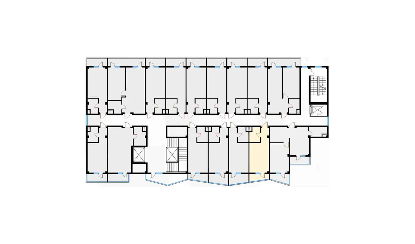 1-xonali xonadon 29.75 m²  5/7 qavat | Bochka Resort Turar-joy majmuasi