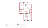 4-xonali xonadon 117.2 m² 9/9 qavat | BI Sad'O Turar-joy majmuasi 4-xonali xonadon 117.2 m² 9/9 qavat | BI Sad'O Turar-joy majmuasi