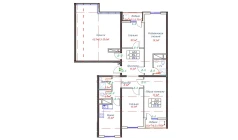 4-комн. квартира 104.3 м²  16/16 этаж | Жилой комплекс Crystal Avenue