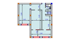 2-комн. квартира 77.7 м²  6/9 этаж | Жилой комплекс SHOHSAROY