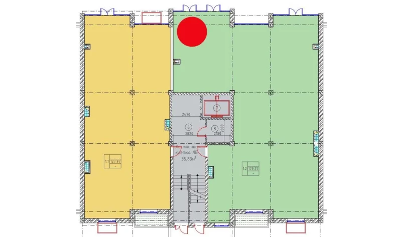 1-комнатная квартира 179.27 м²  1/9 этаж | Жилой комплекс MINGCHINOR