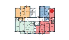 4-xonali xonadon 113.3 m²  6/11 qavat | NUR BARAKA Turar-joy majmuasi