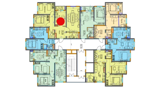 3-xonali xonadon 75.39 m²  11/16 qavat | BASHKENT Turar-joy majmuasi
