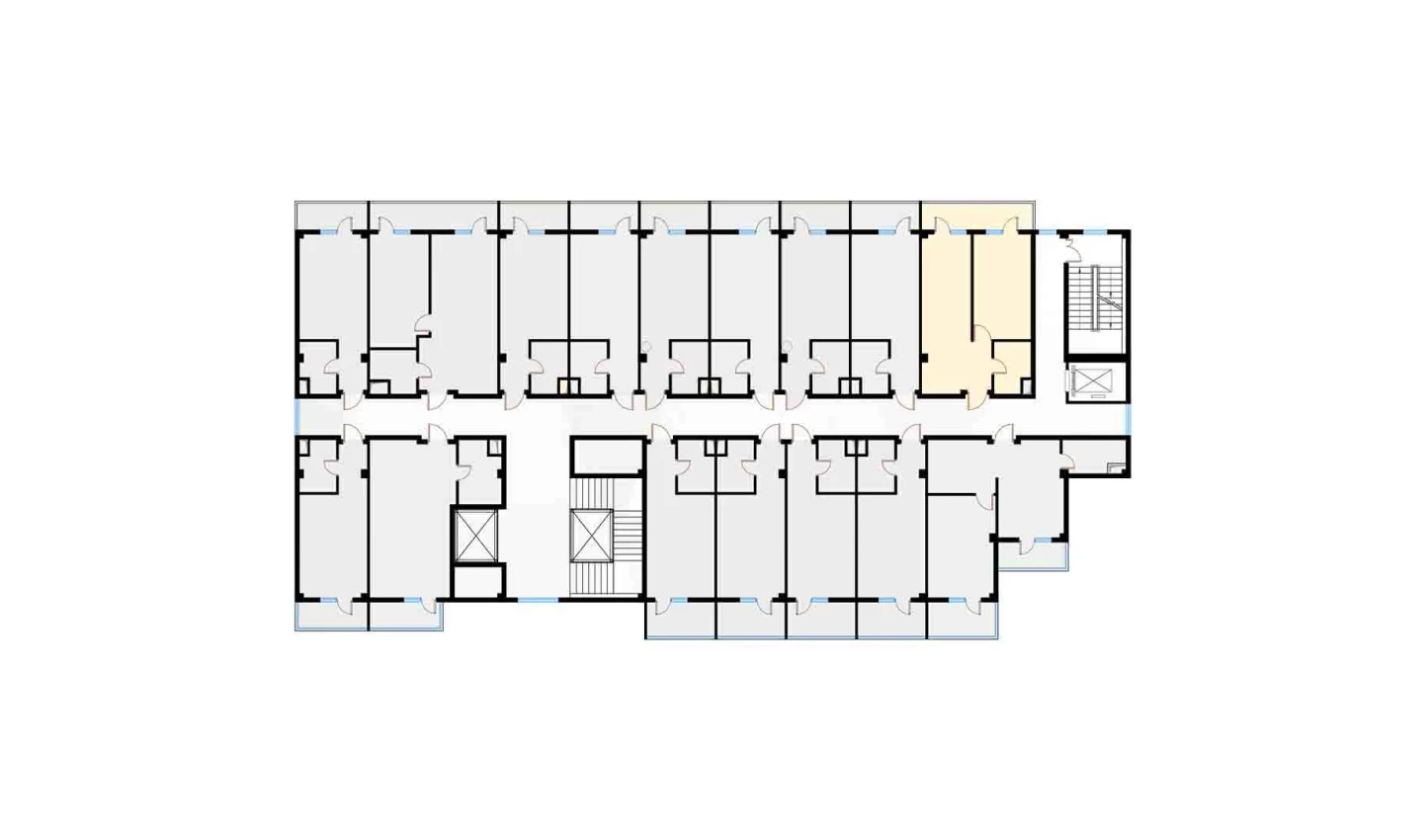 2-комн. квартира 46.7 м²  3/7 этаж | Жилой комплекс Bochka Resort