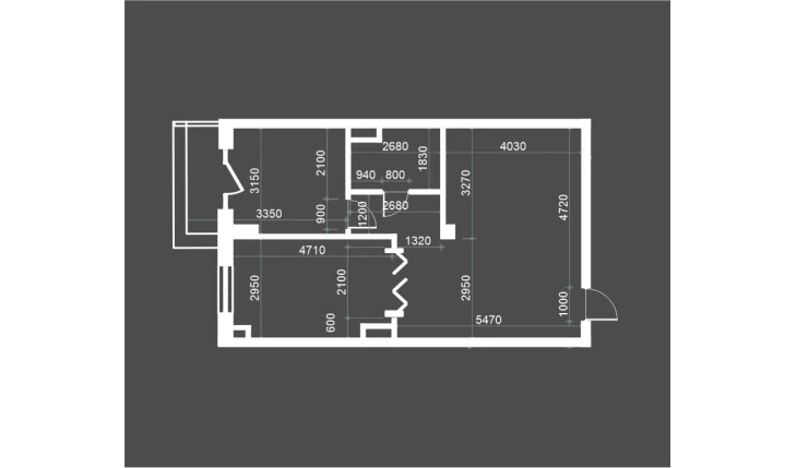 2-комнатная квартира 64 м²  11/12 этаж | Жилой комплекс Bunyodobod