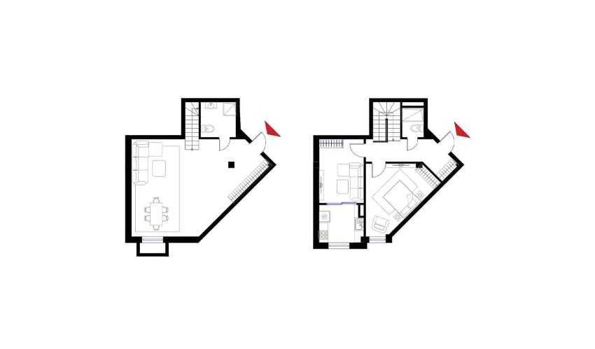 2-xonali xonadon 110.4 m²  1/6 qavat | CHOSHTEPA GARDEN Turar-joy majmuasi