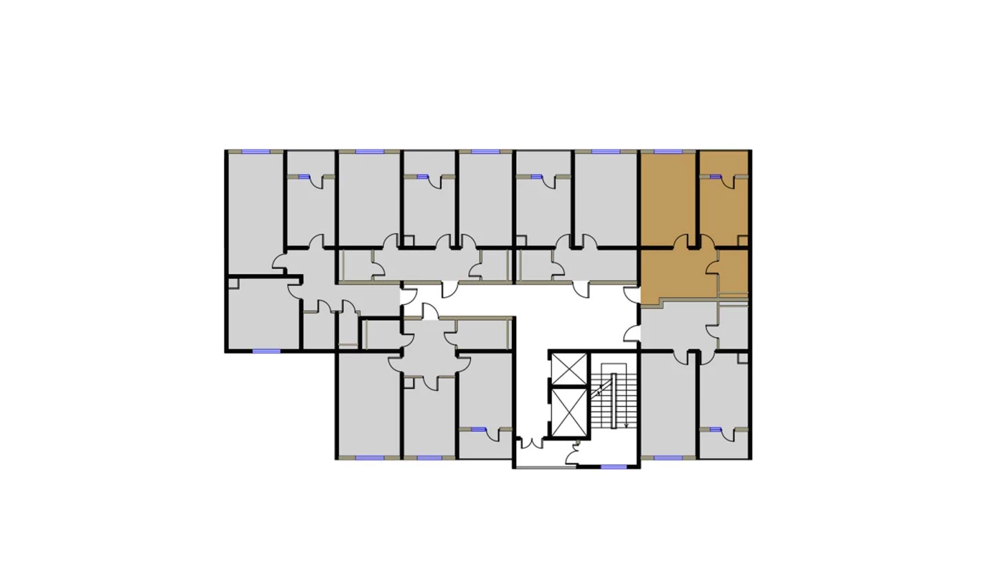 1-комн. квартира 52.09 м²  9/16 этаж | Жилой комплекс BRILLIANT