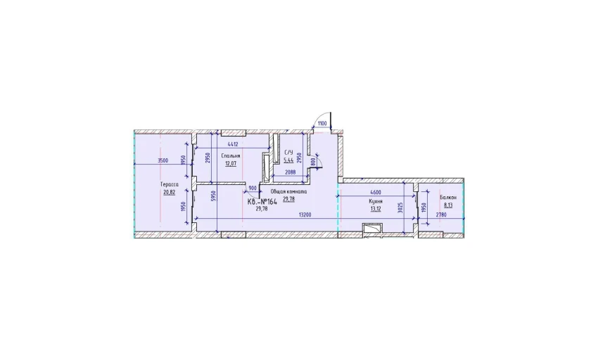 1-xonali xonadon 50.6 m²  17/17 qavat | UCHTEPA CITY Turar-joy majmuasi