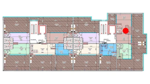 3-xonali xonadon 101.46 m²  9/9 qavat | Aero Town Turar-joy majmuasi