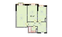 2-xonali xonadon 65 m²  9/9 qavat | Uchtepa Avenue Turar-joy majmuasi