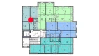 2-комн. квартира 61.3 м²  7/9 этаж | Жилой комплекс Uchtepa Avenue