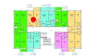 1-xonali xonadon 37.06 m²  7/9 qavat | PROVANS Turar-joy majmuasi