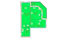 2-комн. квартира 79.5 м²  4/16 этаж | Жилой комплекс DO'MBIROBOD RESIDENCE