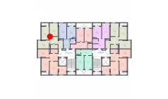 2-xonali xonadon 65.5 m²  12/13 qavat | ORZU SAROYI Turar-joy majmuasi
