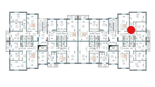 3-xonali xonadon 70.63 m²  6/9 qavat | Yangi O'zbekiston Turar-joy majmuasi