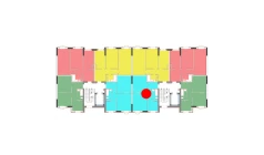 2-xonali xonadon 50 m²  6/9 qavat | Uchtepa Avenue Turar-joy majmuasi