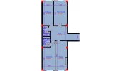 3-xonali xonadon 97.52 m²  10/10 qavat | Ko'kcha-Oqtepa Turar-joy majmuasi