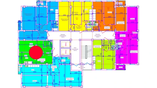 2-xonali xonadon 53.4 m²  8/10 qavat | ORZULAR MASKANI Turar-joy majmuasi